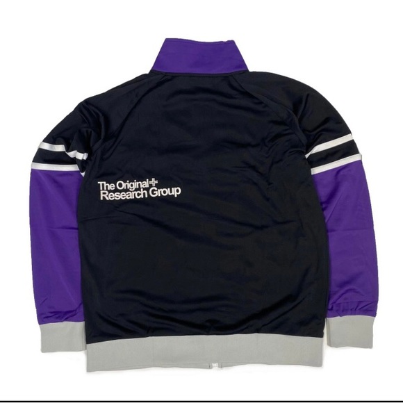 LRG TRANSFER TRACK JACKET / COLOR: BLACK, PURPLE - Picture 2 of 2